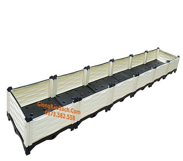 Chậu ghép trồng rau 300x50x25