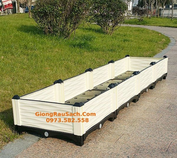 Chậu ghép trồng cây rau thông minh 200x50x25