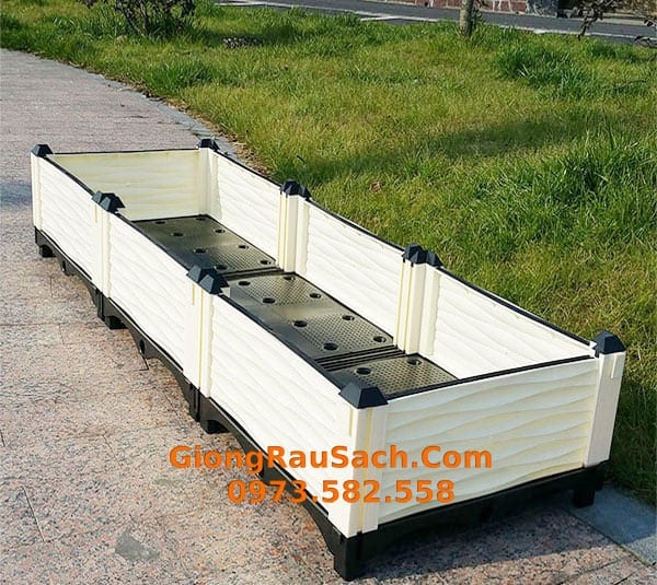 Chậu ghép trồng rau thông minh 150x50x25