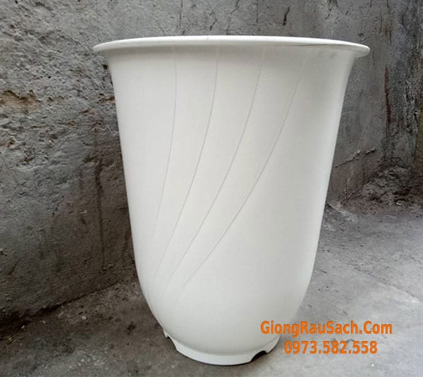 Chậu nhựa tròn cao cấp cỡ đại 52x43