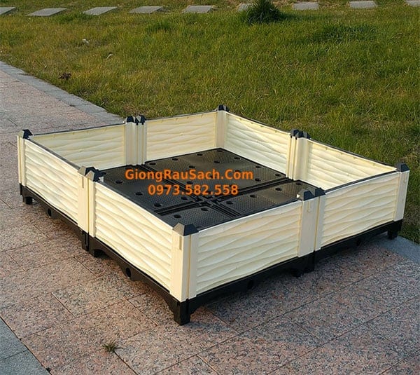 Luống ghép trồng cây thông minh 100x100x25
