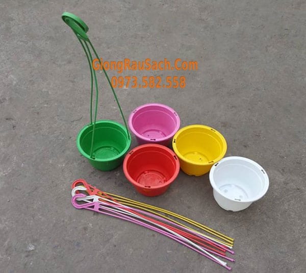 Chậu hoa nhựa treo giá rẻ