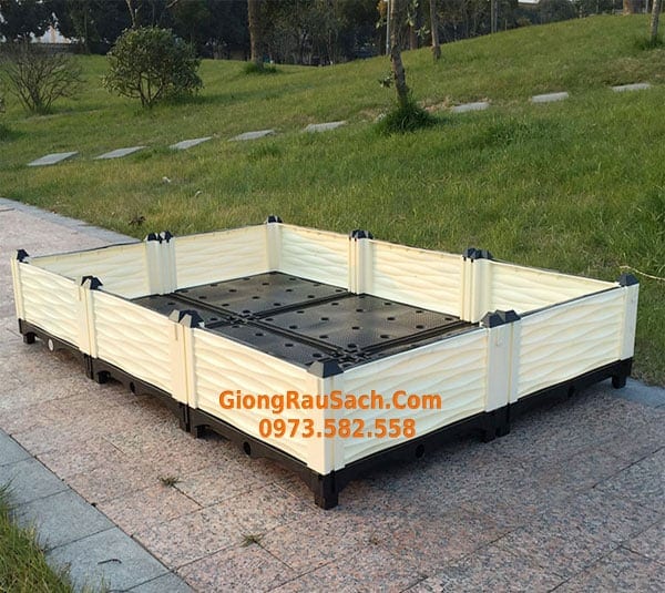 Luống ghép trồng rau thông minh 150x100x25