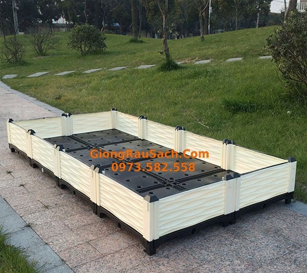 Luống ghép trồng rau thông minh 200x100x25