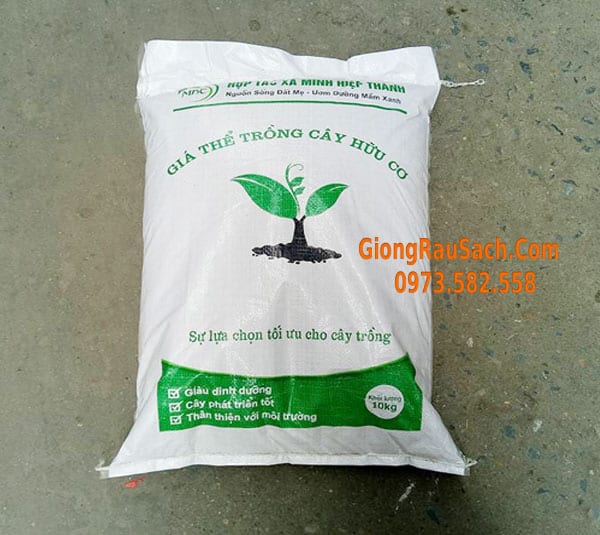 Đất sạch hữu cơ trồng rau, trồng hoa giá rẻ giàu dinh dưỡng