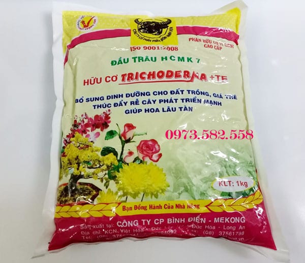 Phân bón hữu cơ vi sinh đầu trâu cao cấp 1kg