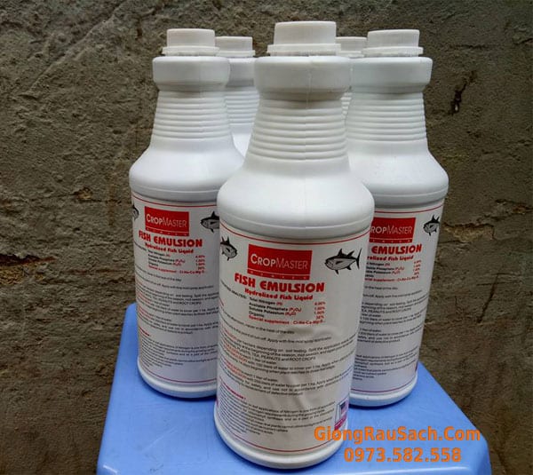 Phân cá hữu cơ đậm đặc Fish Emulsion nhập khẩu từ Mỹ